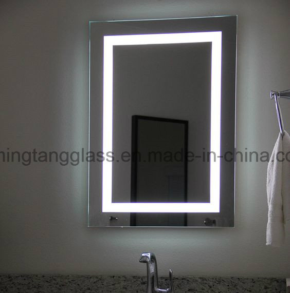 ETL IP44 Rated Us Hotel LED Illuminated Hotel Bathroom Mirror