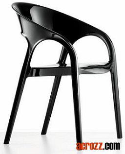 Patio Plastic Banquet Furniture Stacking Gossip Ghost Armchair
