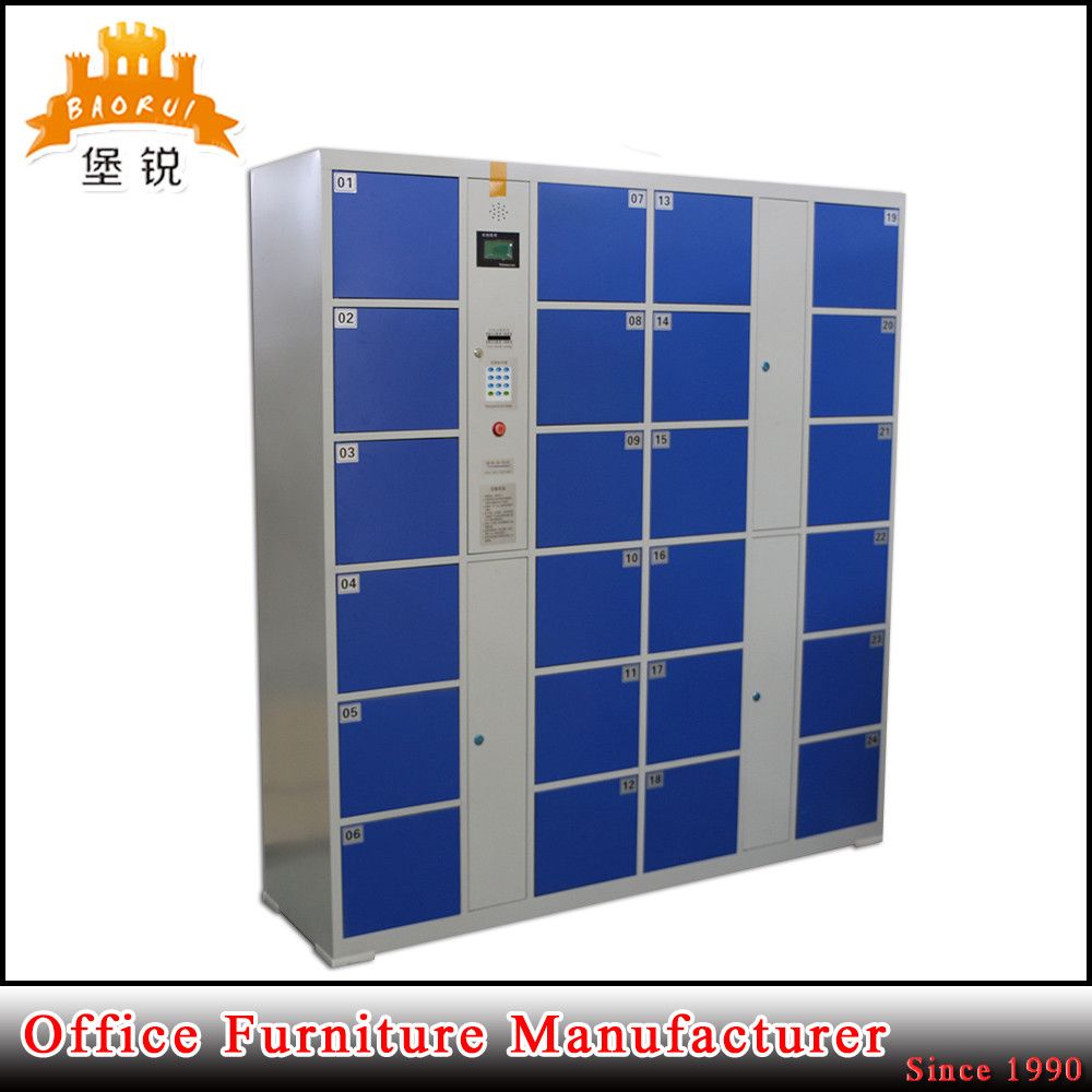 Supermarket Electronical Safe Locker Metal Storage Cabinet