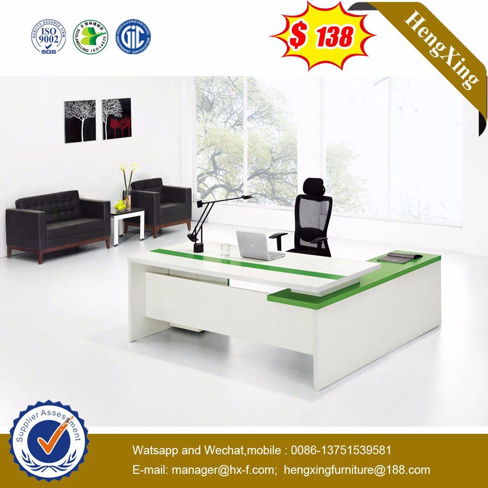 Stock Lots Hutch Cabinets Maple Color Executive Desk (HX-5DE258)