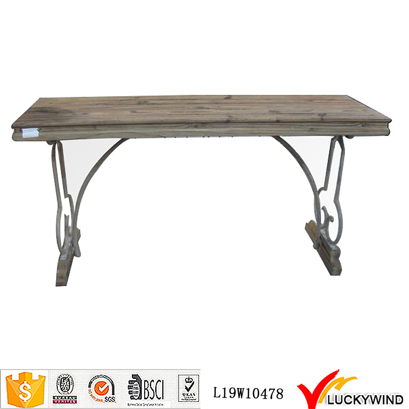 Countryside Retro Wood Vintage Trestle Table