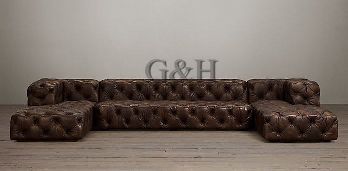 Hottest Imported Leather Furniture Modern Sofa Designs for Drawing Room