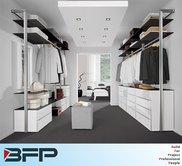 Modern Style Wooden Bedroom Closet Lacquer Wardrobe
