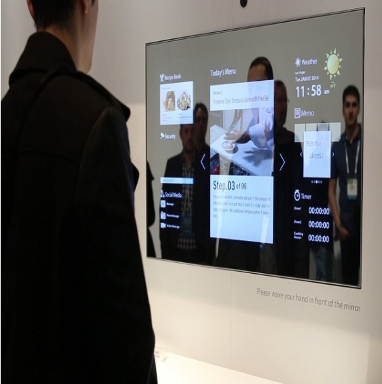 Newest Design Touchscreen Smart Makeup Mirror for Ladies