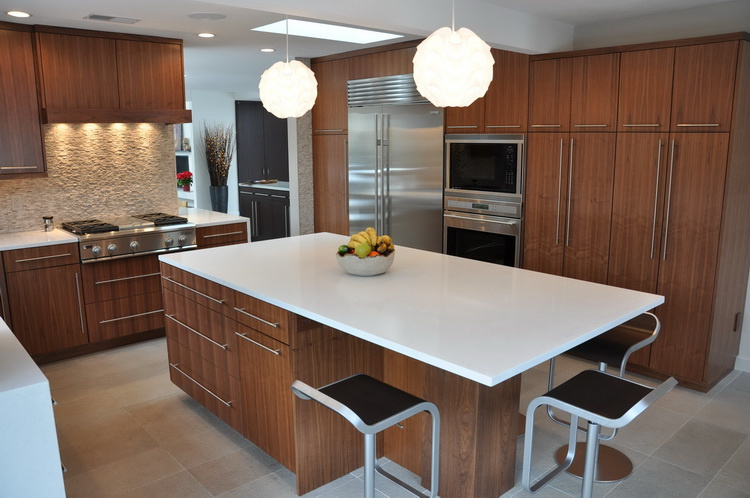 Kitchen Furniture Wood Kitchen Cabinet (GLOE056)