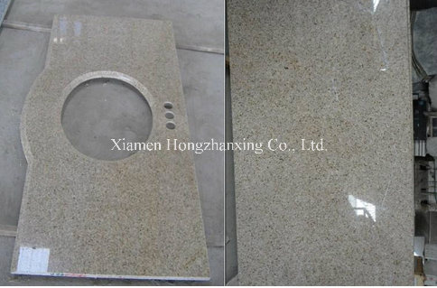 G682 Beige Yellow Granite, Misty Yellow Granite, Countertop