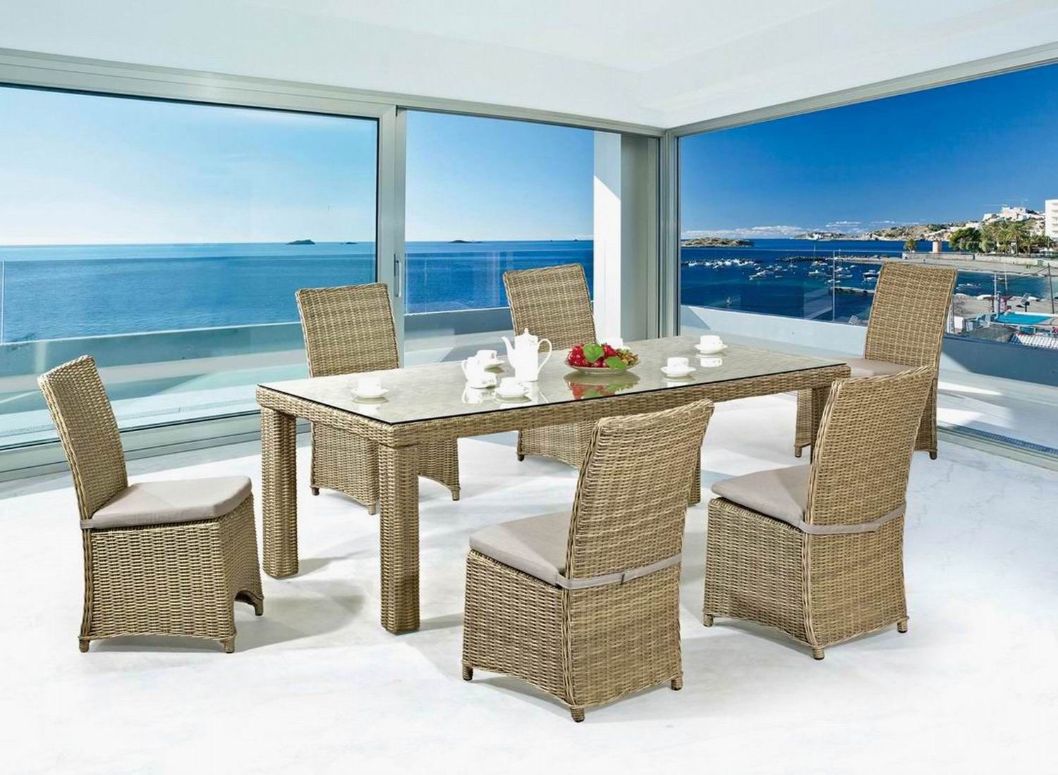 Dining Set New Design Wicker Furniture/Patio Garden Outdoor Furniture