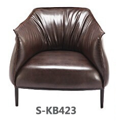 Luxury Hotel Office Leisure Leather Set Sofa