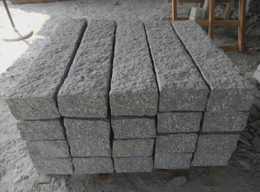 Pineapple Rough Picked G603 Grey Granite Garden Fence Column Pillar