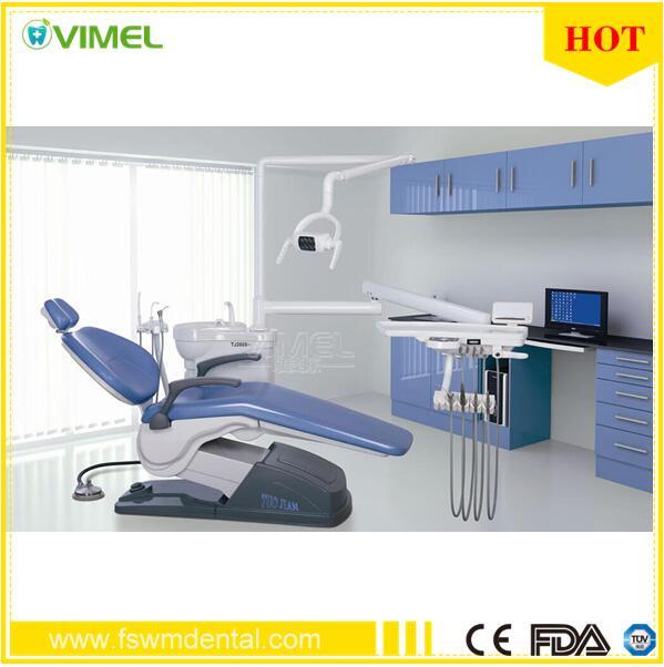 Dental Unit Chair FDA Ce Approved PU Leather Computer Control