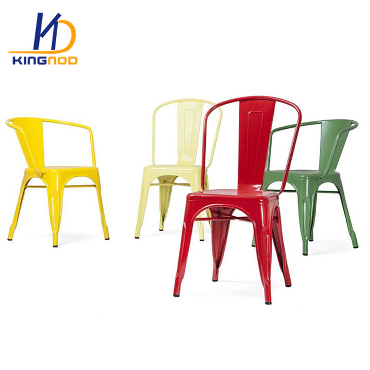 Tolix Industrial Vintage Armand Restaurant Coffee Metal Dining Tolix Chair