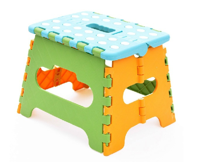 Kid's Folding Stool with Plastic Material for Children