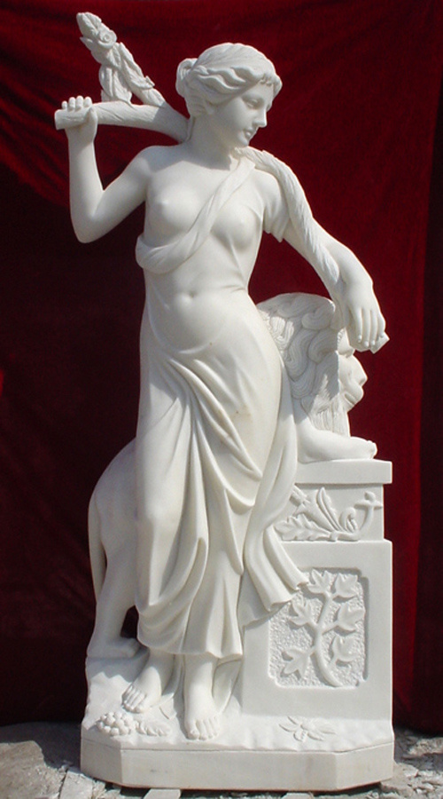 Natural Marble Sculpture for Garden Decoration (SK-2466)