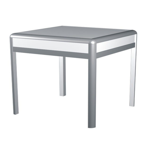 Portable Exhibition Booth Furniture Square Negotiation Table