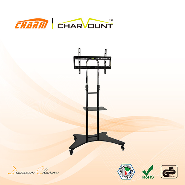 High Gloss TV Stand with Tempered Glass Mount (CT-FTVS-T129)