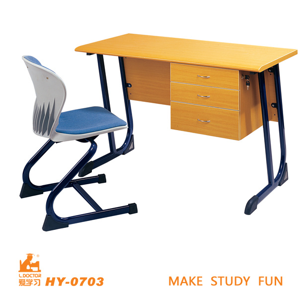 Modern Teacher Wooden Table and Chair
