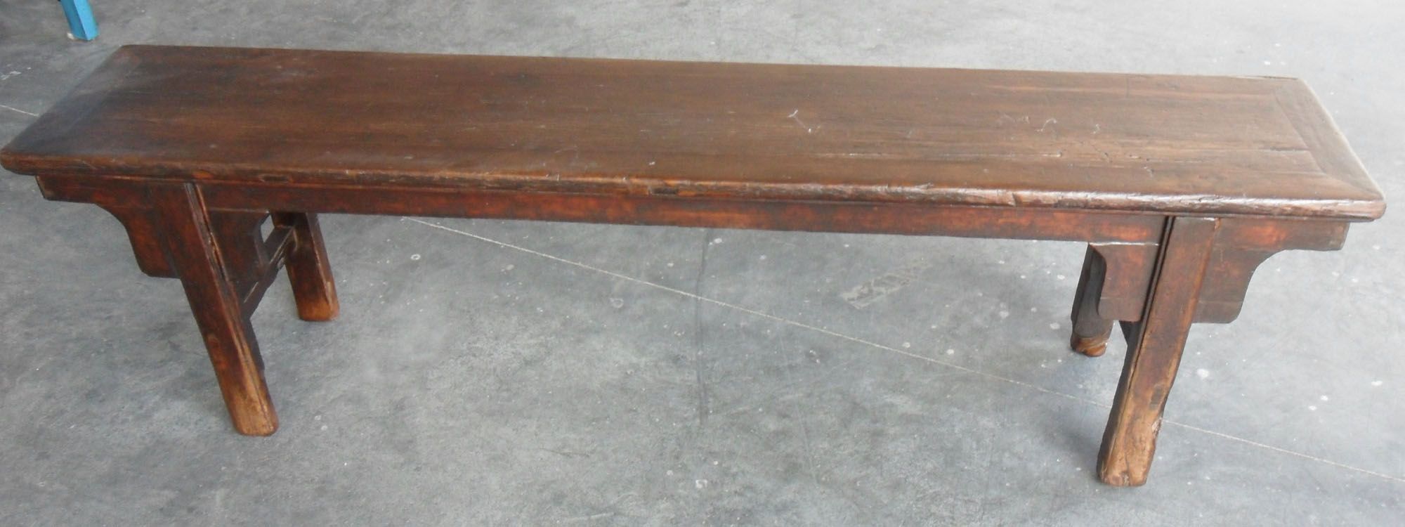 Antique Furniture Old Wooden Bench Lwg098