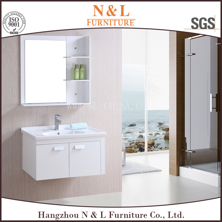 N&L Modern Wall Mounted PVC Bathroom Furniture