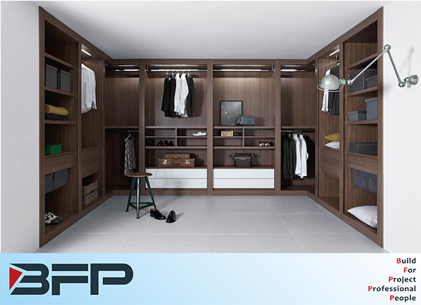 Chinese Factory Customized Walk in Wardrobe