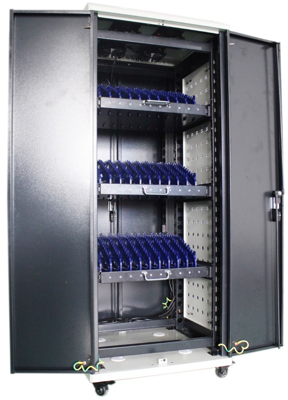 Tablet Charging Cabinet with Drawing for Laptops and iPad