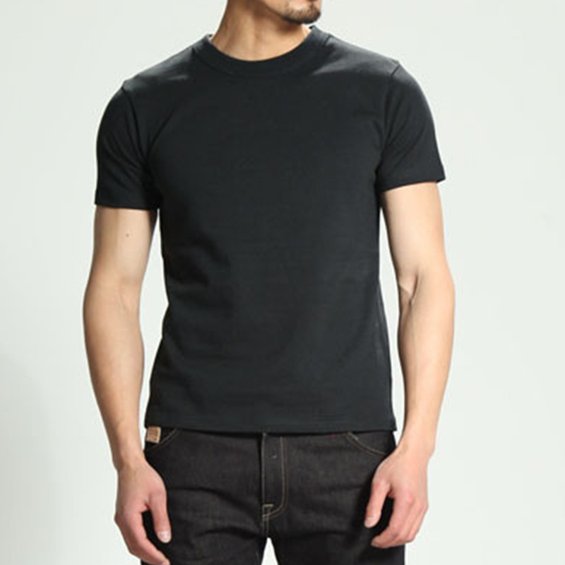 Cheap Cotton Single Jersey Man Blank O Neck T Shirt Top Tee