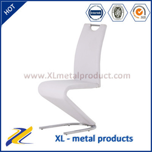 Young People Fashionable Z Shape Leather Dining Chair