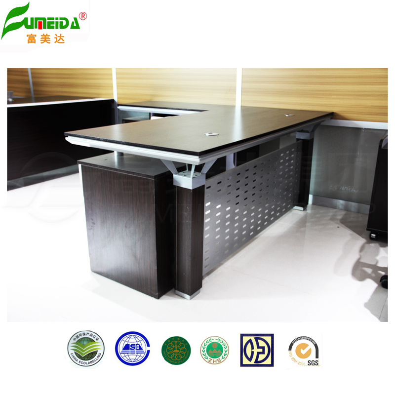 MDF Hot Sake Office Desk with Side Table