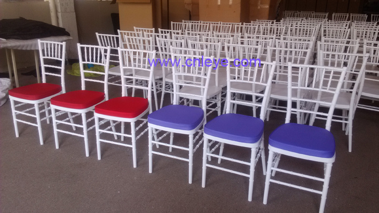 Resin Chiavari Chair with Cushion