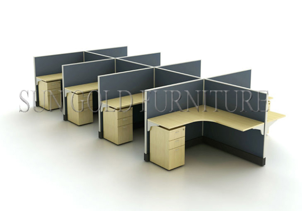 Melamine Panel Modular Workstation Office Furniture (sz-ws133)