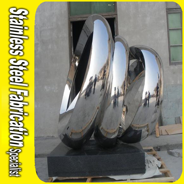 Contemporary Public Stainless Steel Large Metal Garden Sculpture