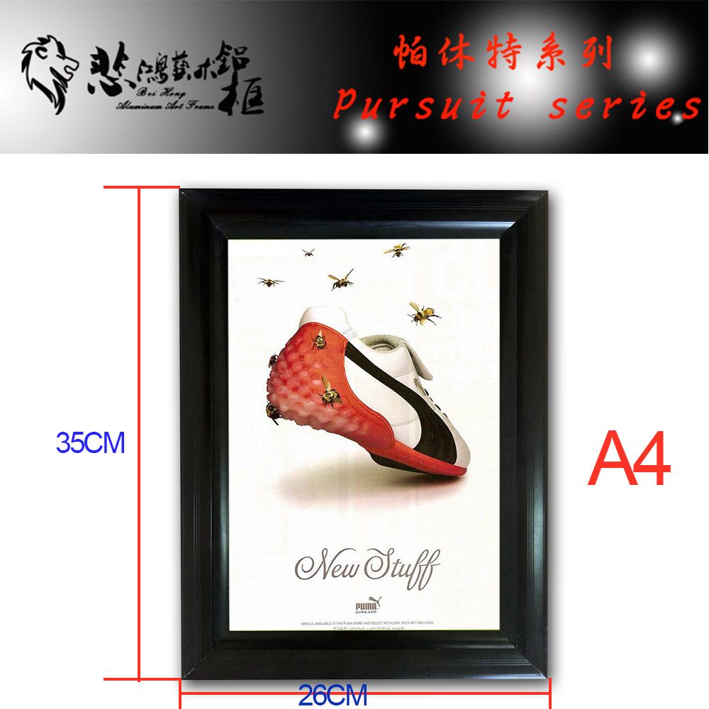 Customized Snap Aluminum Art-Photo Frame for Decoration with LED