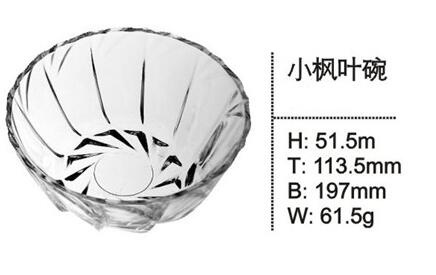 High-Quality Glass Bowl with Good Price Glassware Sdy-F00380