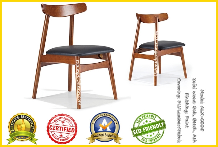 Solid Wood Chair for Restaurant (ALX-C005)