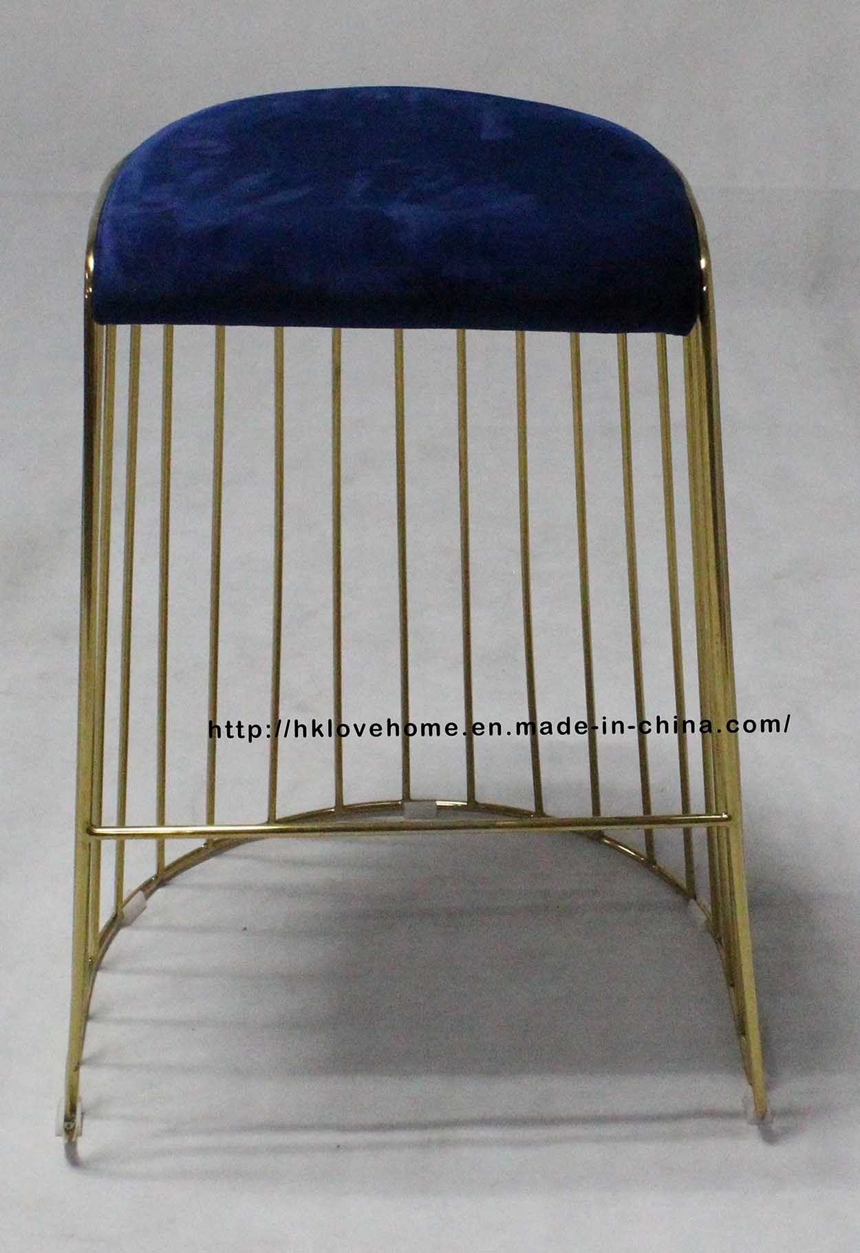 Morden Metal Garden Stackable Wire Dining Bar Stools Restaurant Chairs