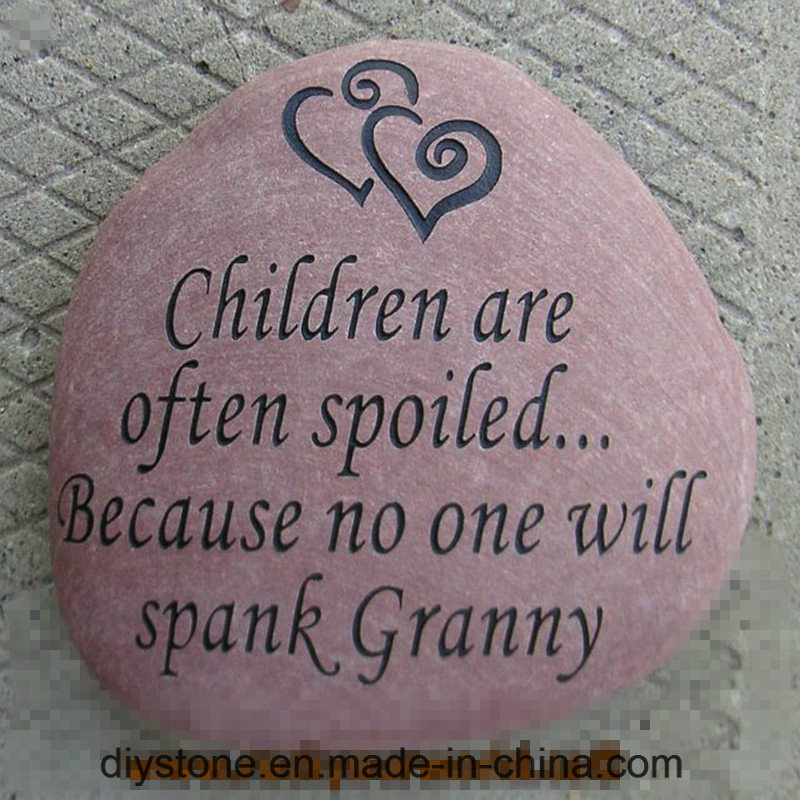 River Stone Engraved Stone for Landscaping Christmas Gift
