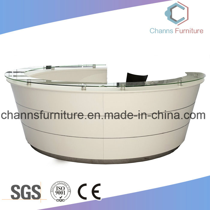 Contemporary Wooden Reception Desk Cashier Office Furniture