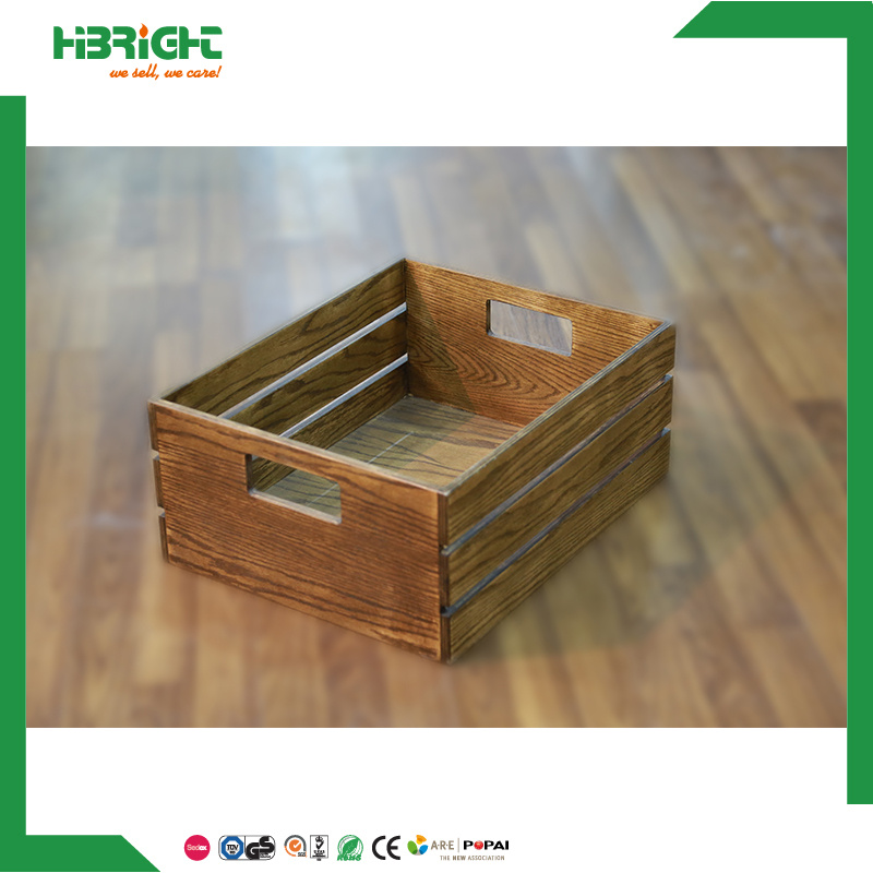 Supermarket Wood Display Box for Wine