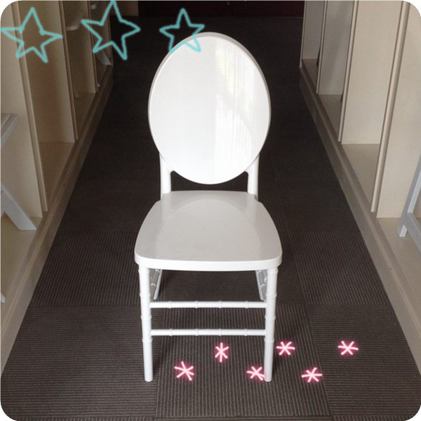 White Plastic Resin Phoenix Chair at Wedding