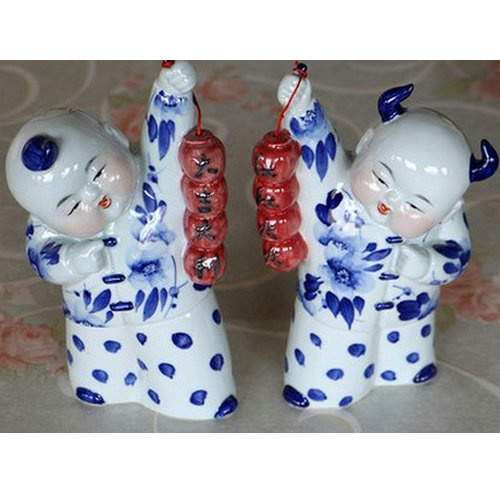 Chinese Porcelain Child Decoration A0389