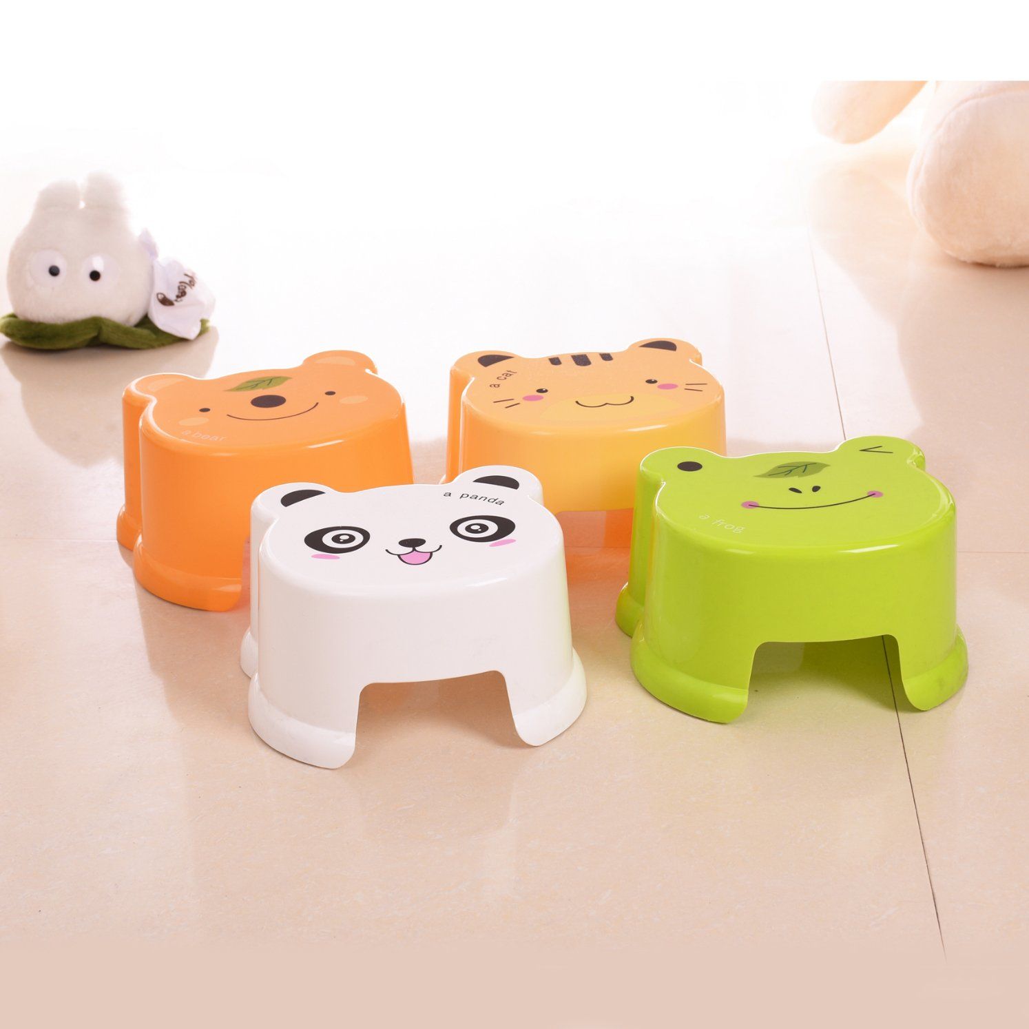 Lovely Small Plastic Stool Kids Step Stool Shower Stool for Wholesale