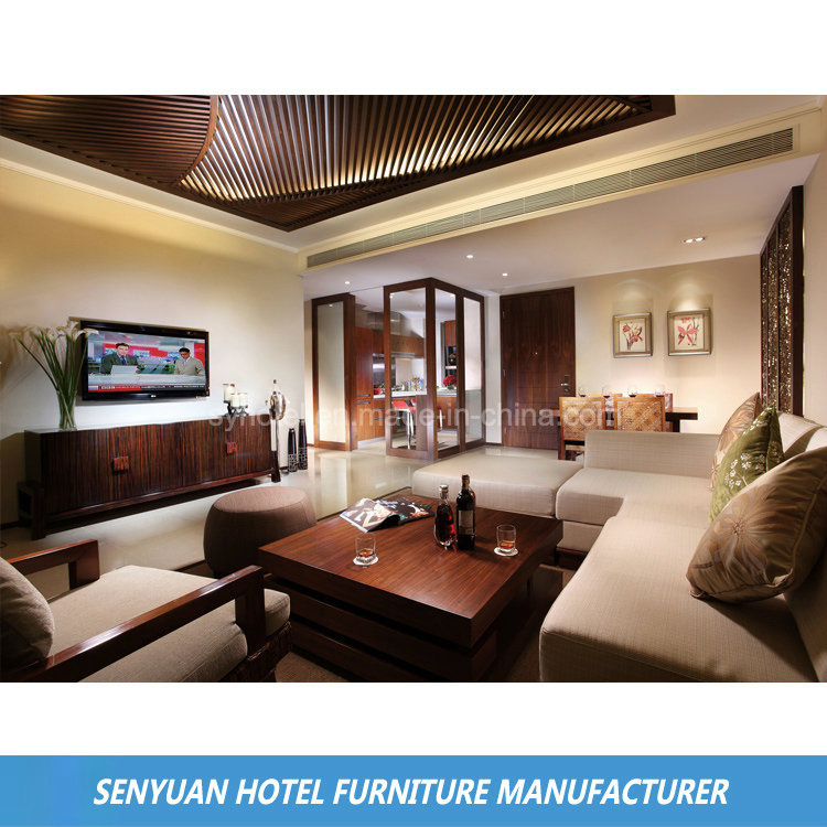 Apartment Hotel Cost-Effective Corner Fabric Couch (SY-BS80)