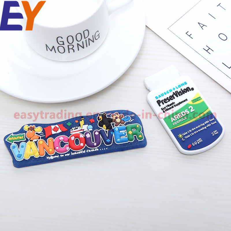 Soft PVC Fridge Magnet Decorate Home Singapore Souvenirs