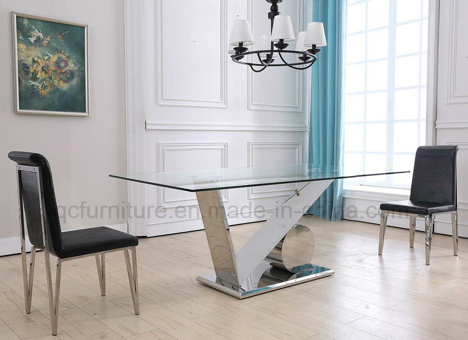 Glass Top Dining Table Set