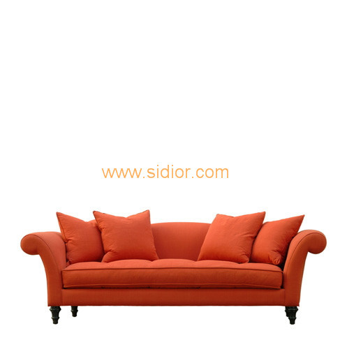 (CL-6625) Wooden Fabric Leather Sofa for Hotel Restaurant Lobby Furniture