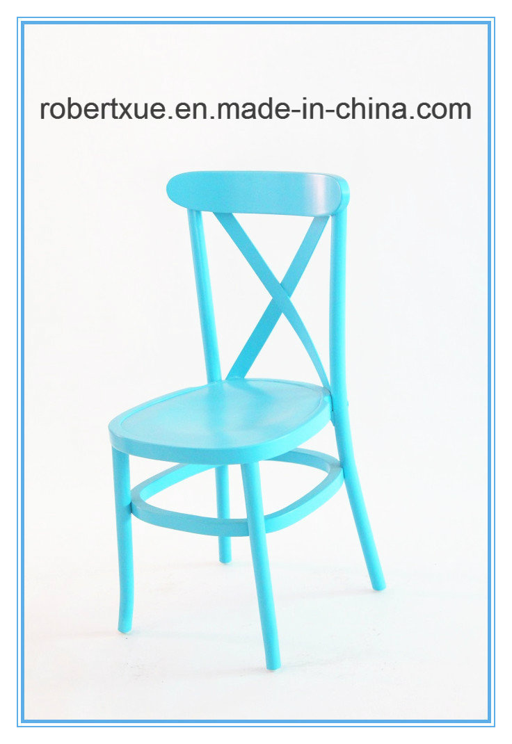 Solid Wood Stackble Cross Back Chair for Sale