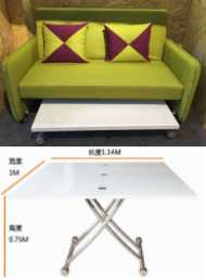 Small Unit Sofa Cum Bed with Hided Table