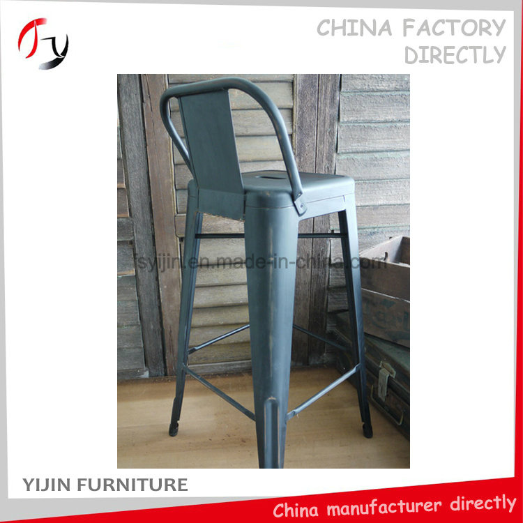 Antique Metal Sheet Durable Factory Supply High Seat Chair (TP-62)