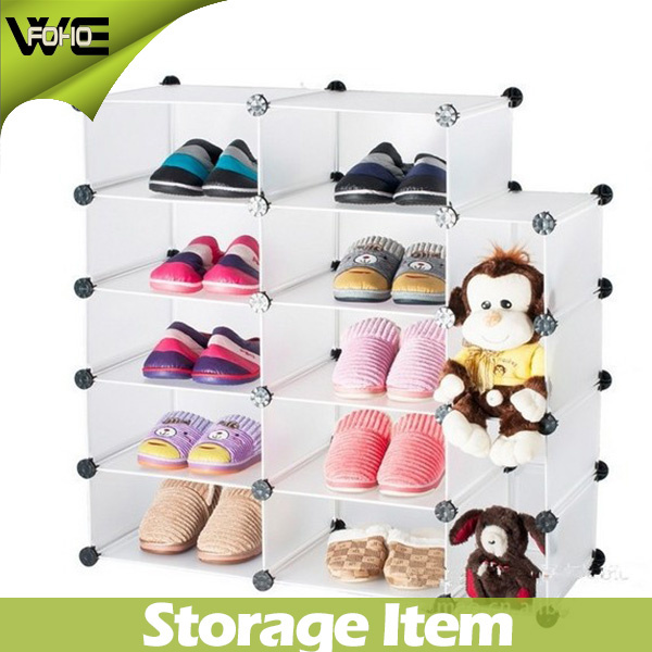 DIY Plastic Storage Custom Made Shoe Display Cabinet