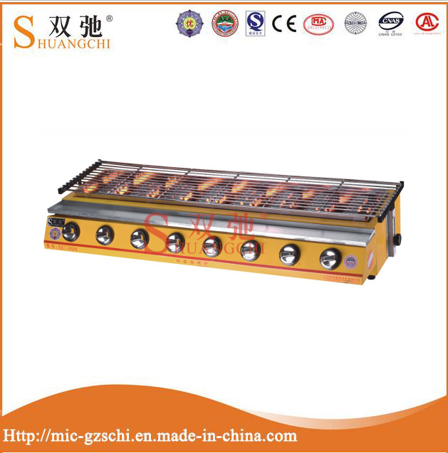 Environmental Gas Barbecue Grill Eight Heads BBQ Roaster