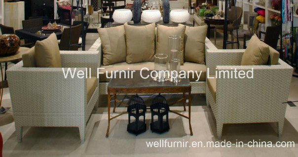 4PC Living Room Sofa Set/White Sofa/Rattan Furniture/Wicker Furniture